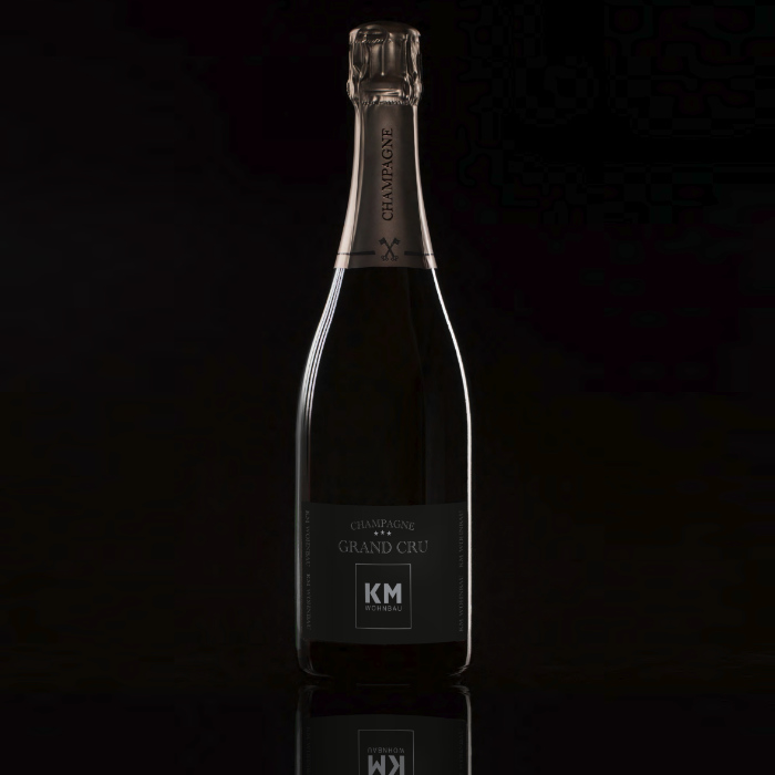 Print Design: Erstellung Champagner-Etikett